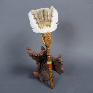 Abanico de plumas