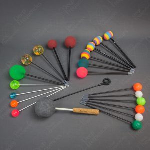 Baquetas de Frotación o Flummis para Gong